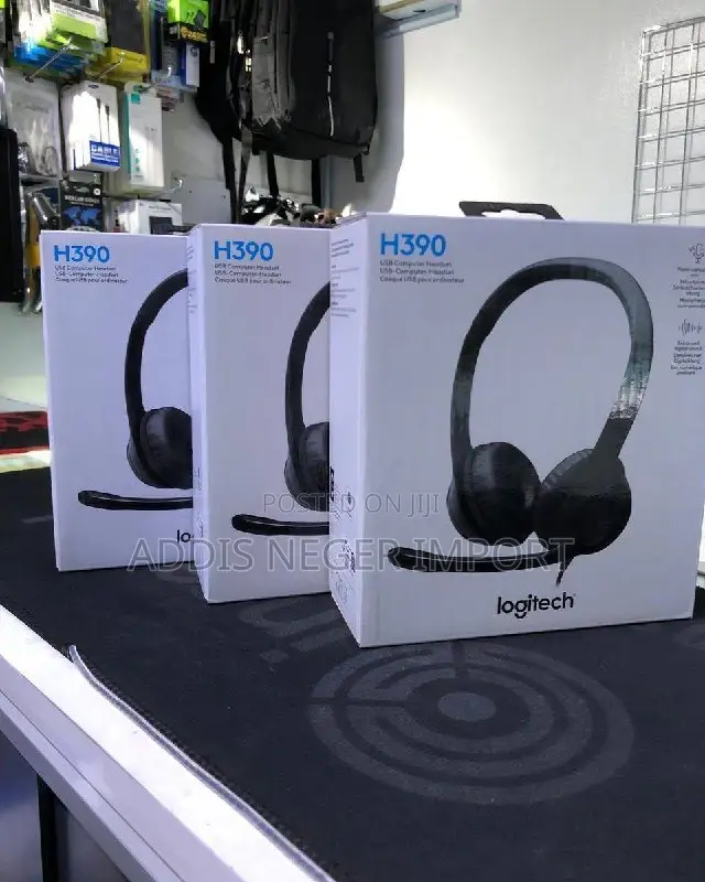 Logitech H390 USB Computer Headset With Noise-Cancelling Microphone