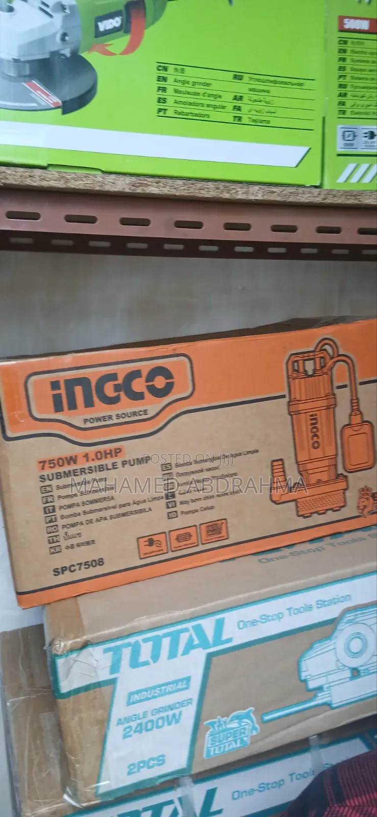 Incco 1hp Submersible Pump