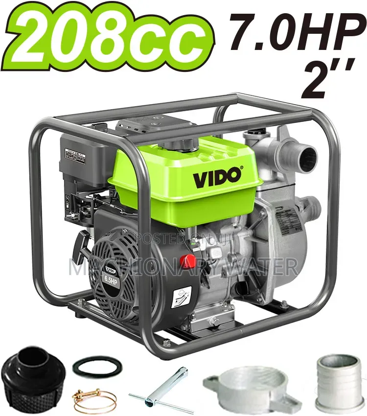 Vido Gasoline 2" Inch Water Pump