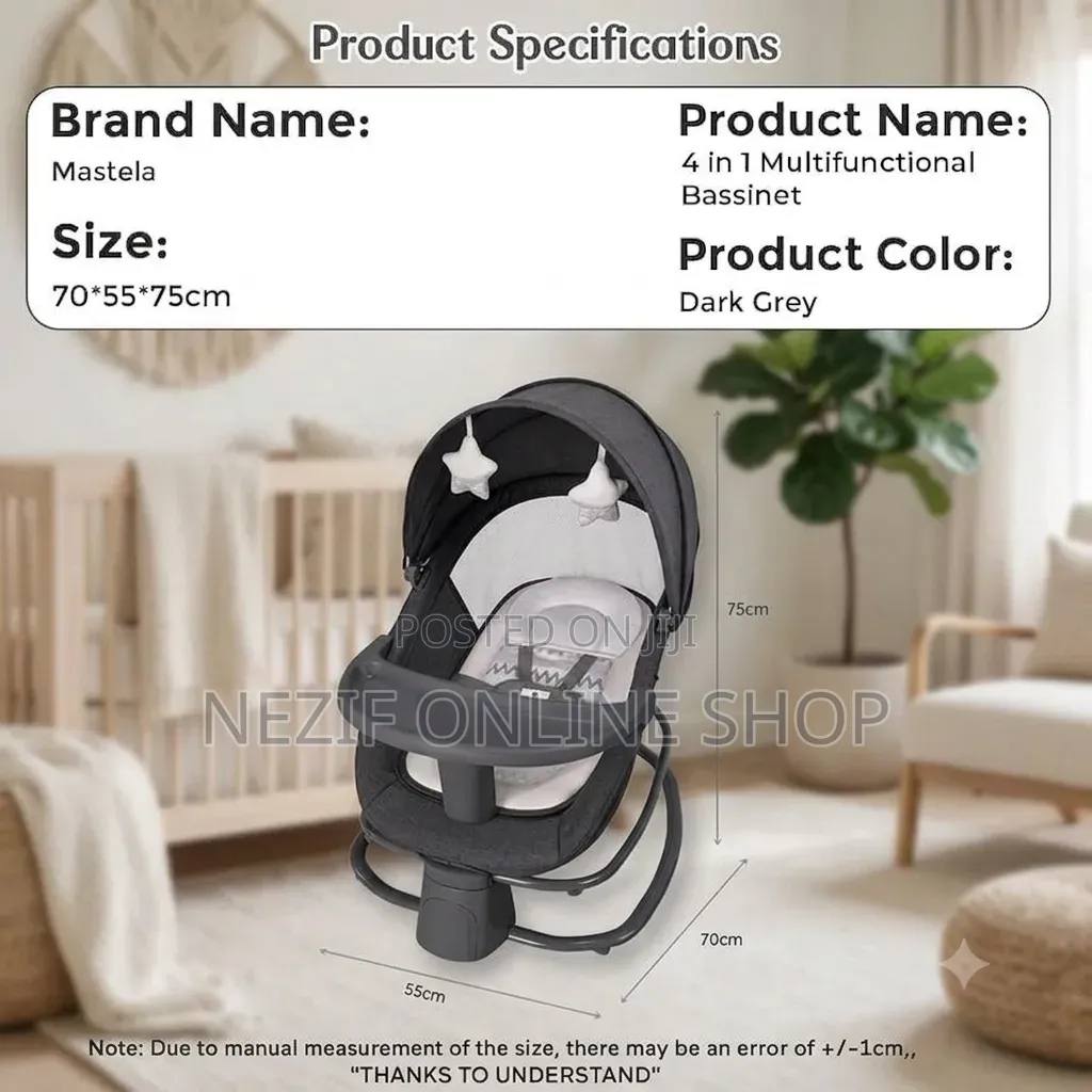 Mastela 4-in-1 Multifunctional Bassinet