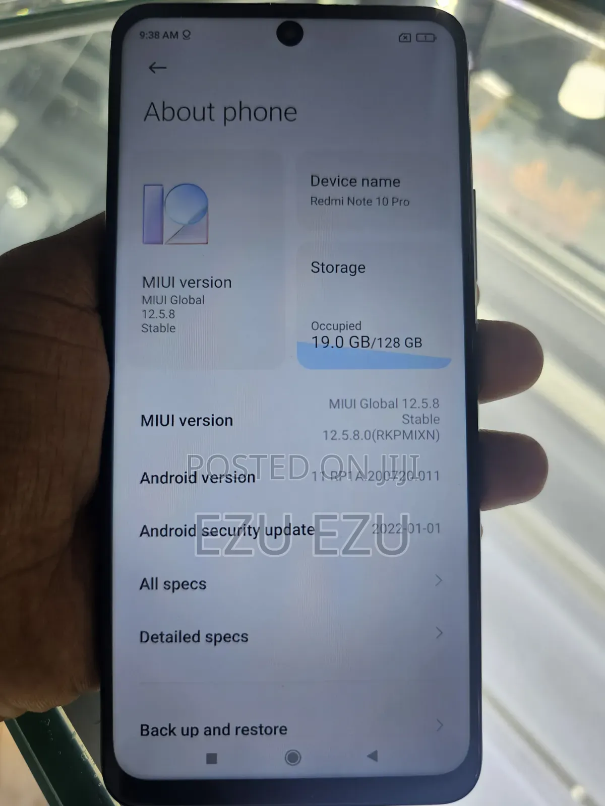 New Xiaomi Redmi Note 10 Pro 128 GB Blue