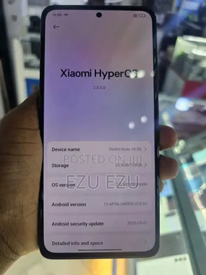 New Xiaomi Redmi Note 14 4G 128 GB Black