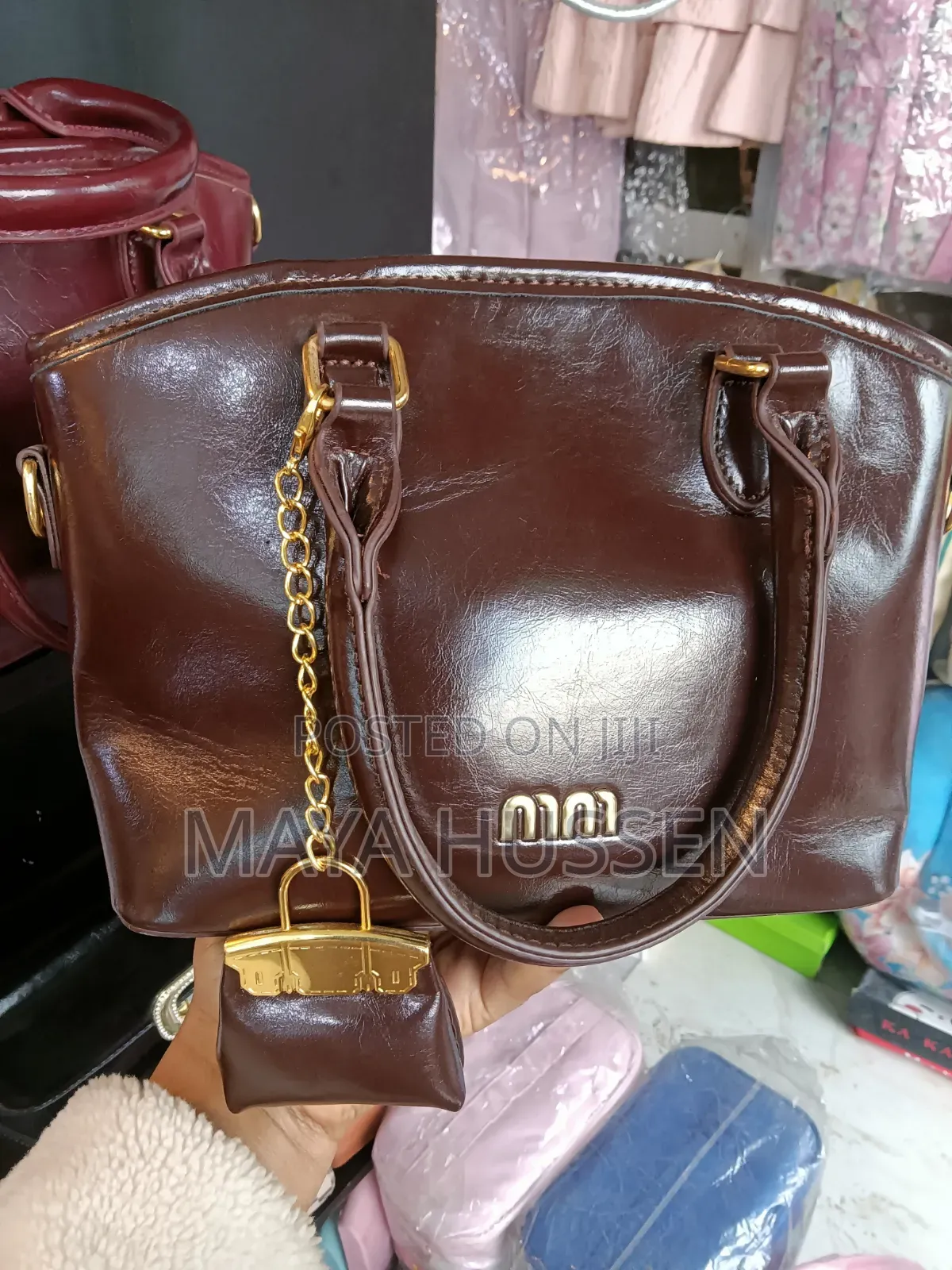 Leadis Brown Fashion Handbag
