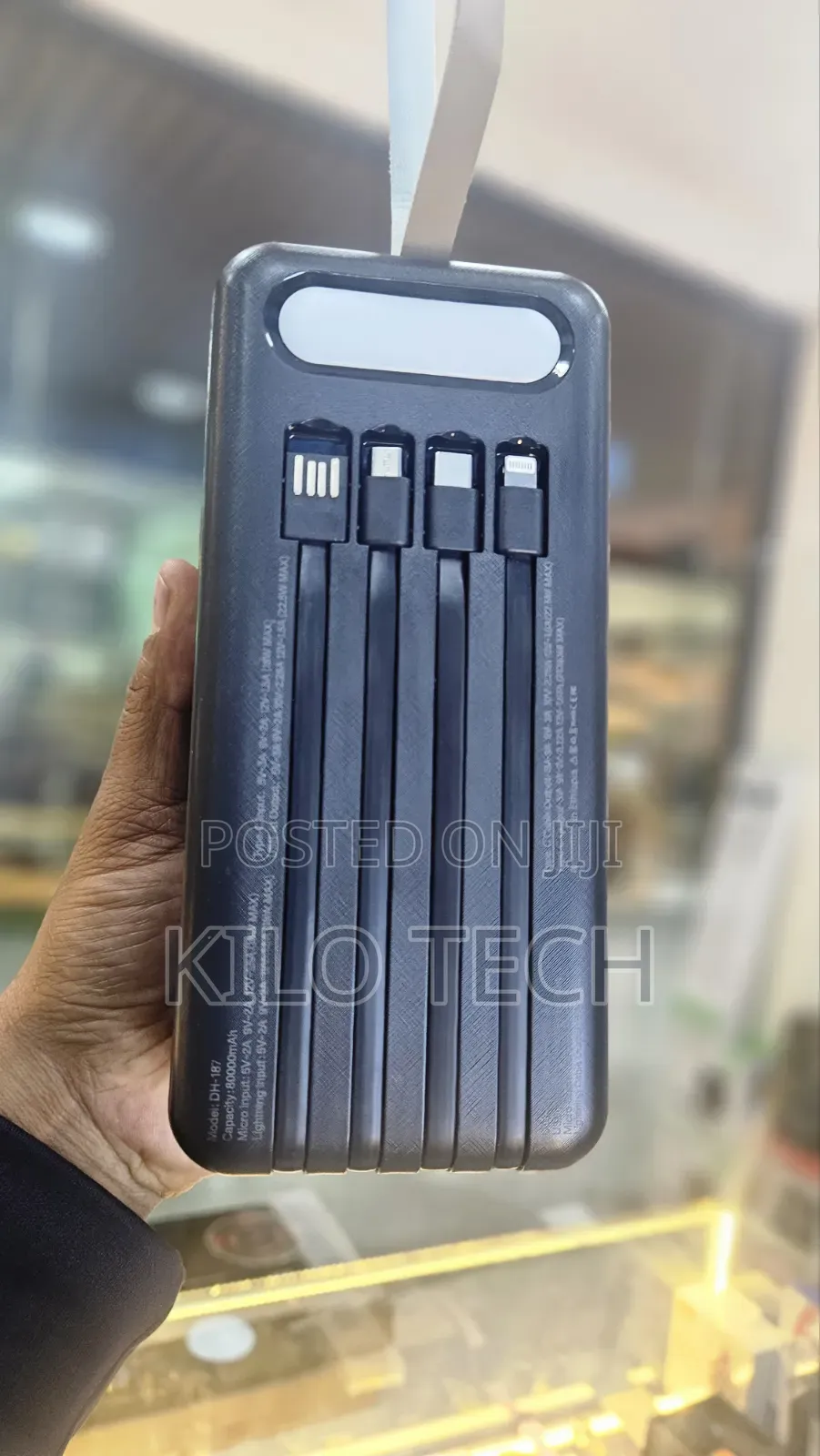 Rugga's DH-187 Starship 80000mAh Power Bank - PD20W QC22.5W