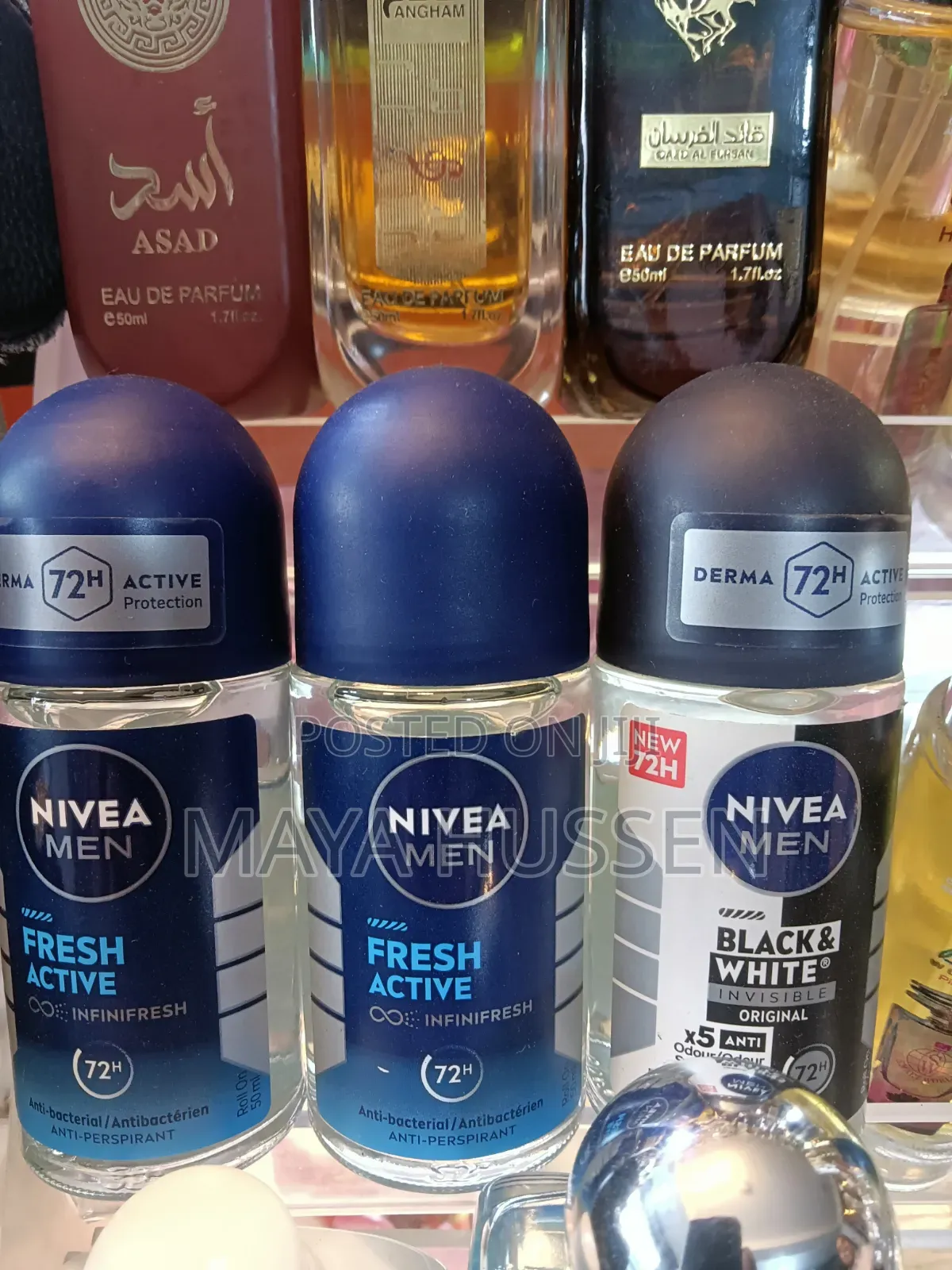 NIVEA Men Fresh Active Black White Roll-on 50ml