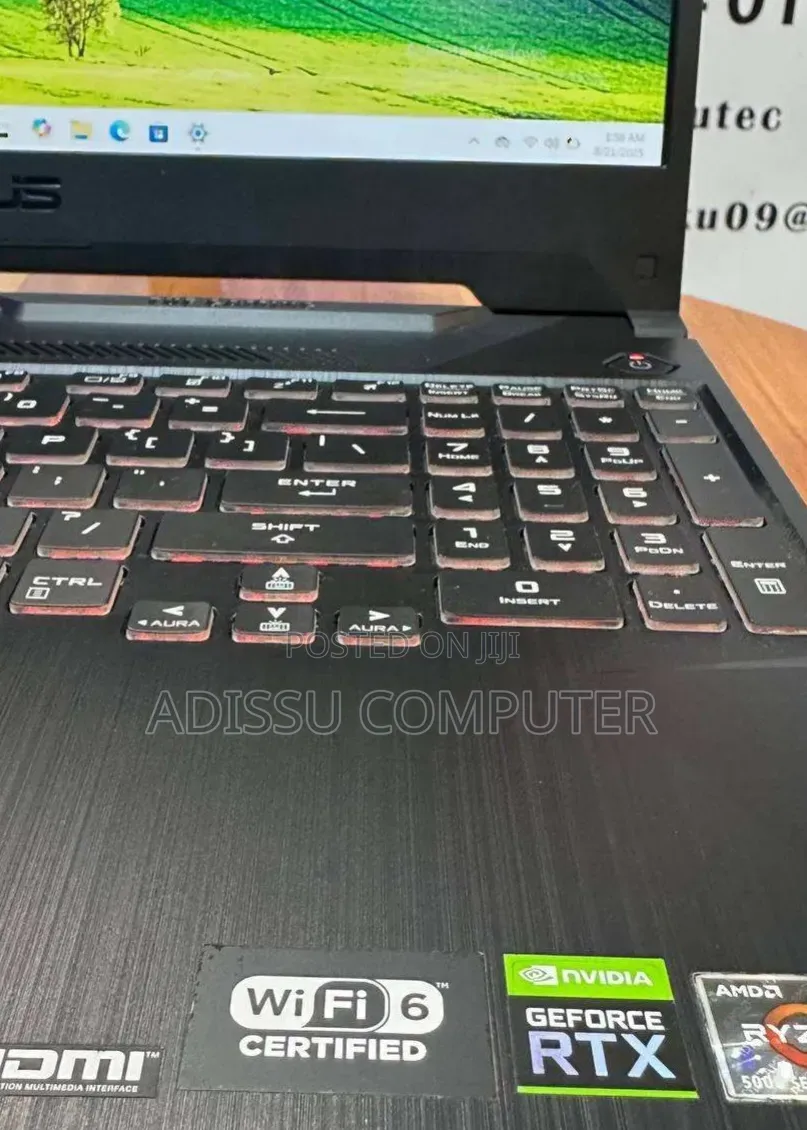 New Laptop Asus TUF Gaming A15 16GB Intel Core i7 SSD 512GB