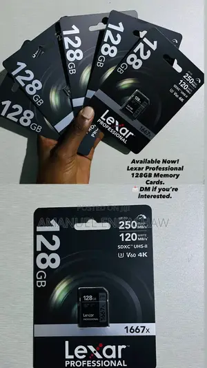 Lexar 128gb Memory Card