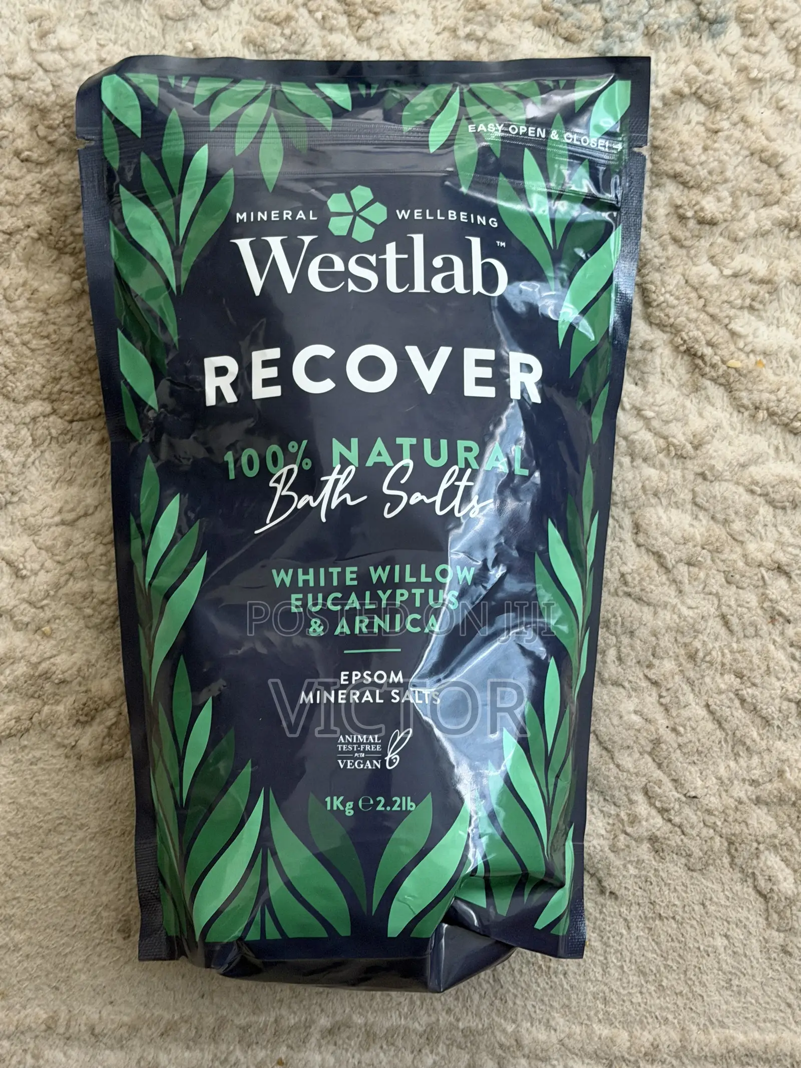 Westlab, RECOVER 100% Natural Bath Salts