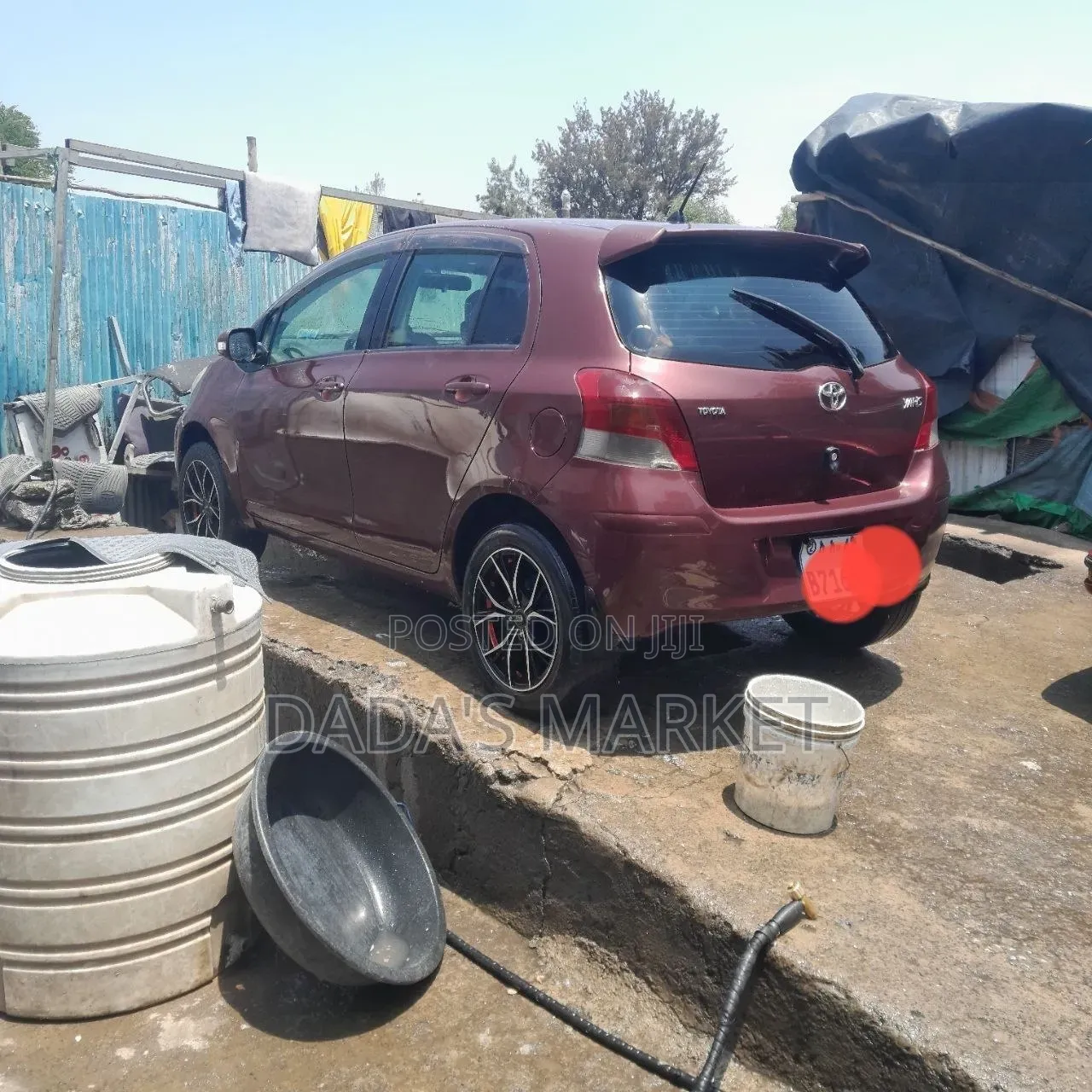 Toyota Yaris 2010 Burgundy