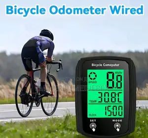 Bicycle Wireless Speedometer,Wired LCD Touch Screen Speed Mileameter