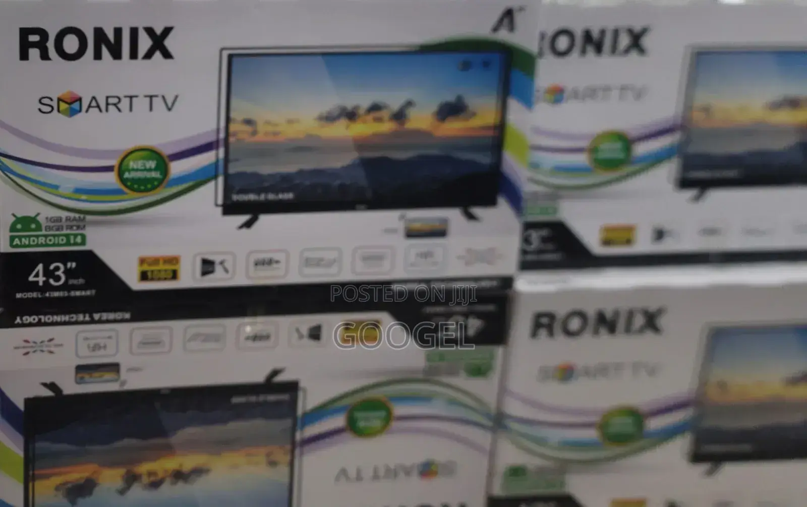 Ronix 43 Inch Double Screen TV