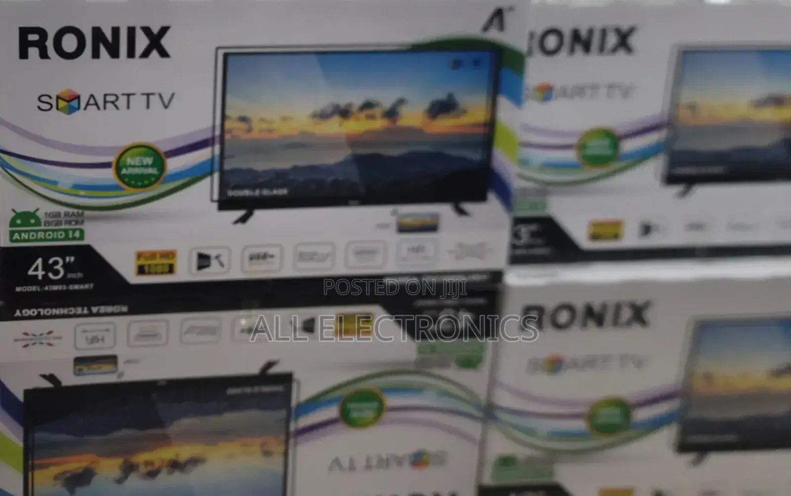 Ronix 43 Inch Double Screen TV