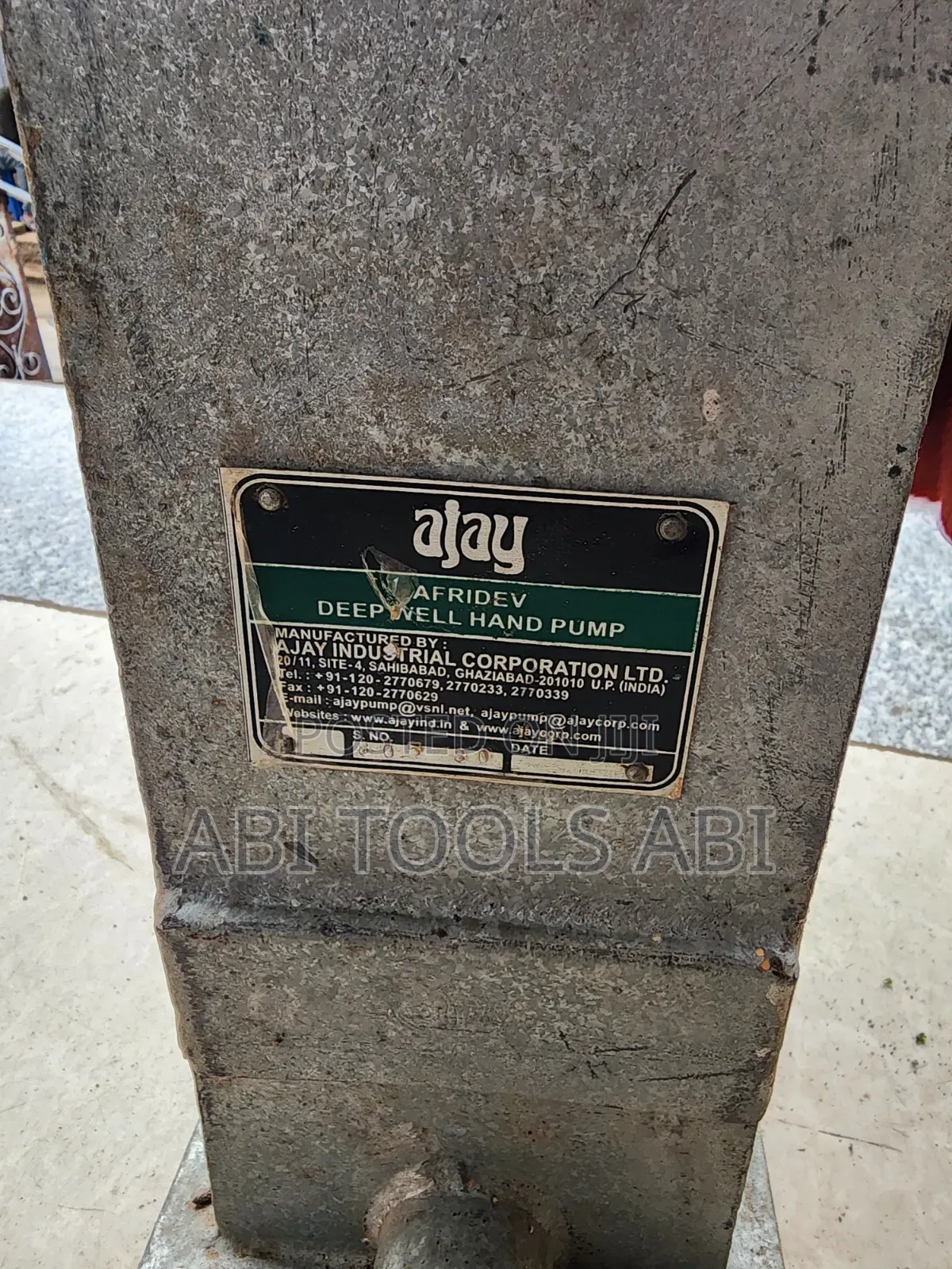 India Mark II Deep-Well Hand Pump