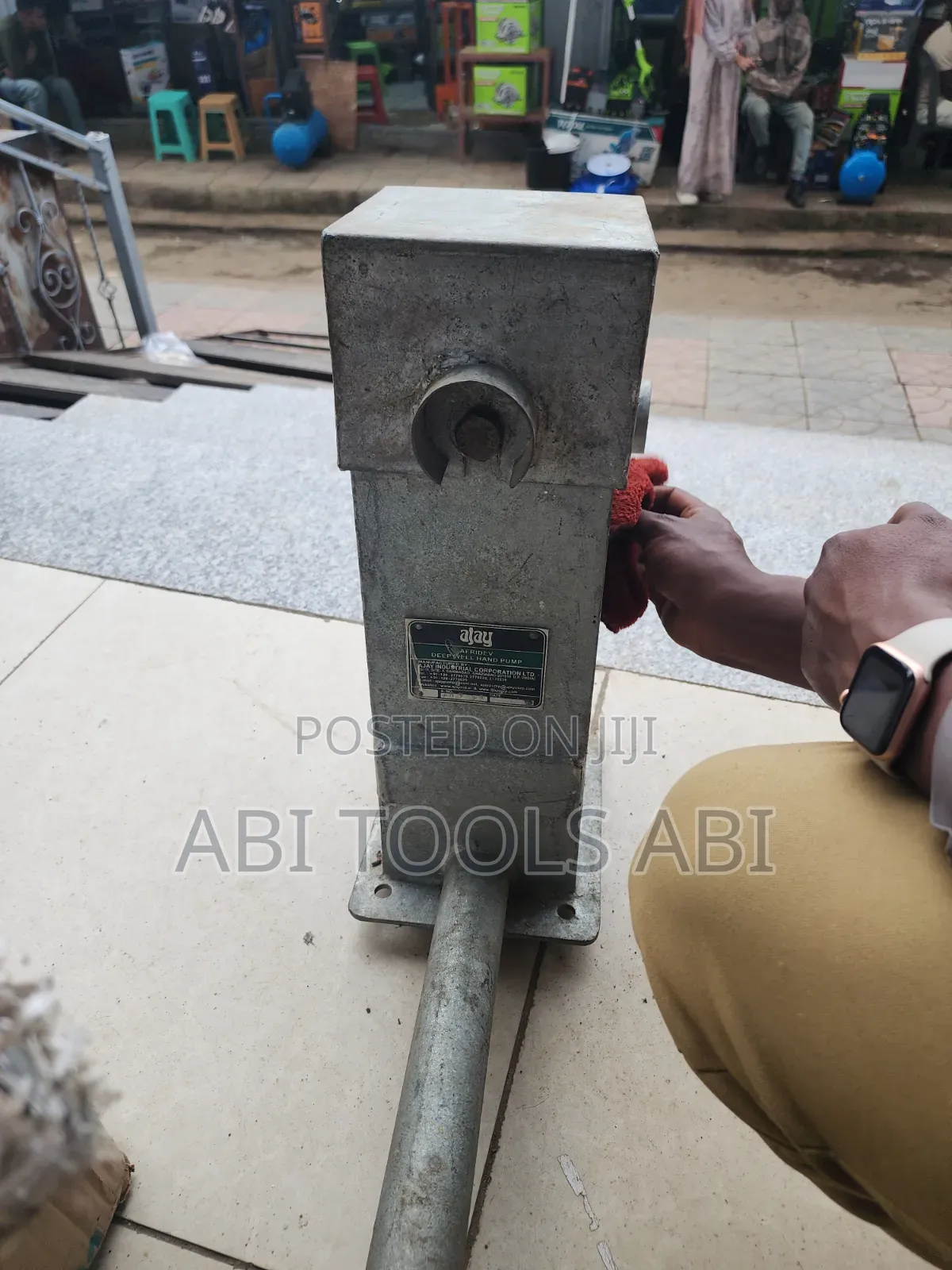 India Mark II Deep-Well Hand Pump