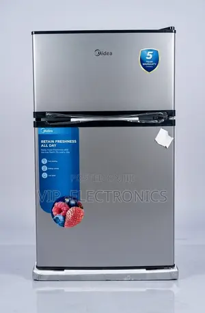 Midea Refrigerator 134– Energy-Efficient Top Freezer 5-Year Warranty