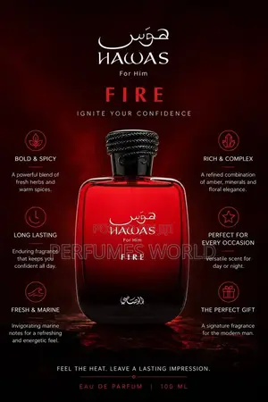 Hawas Fire – Premium Men's Perfume