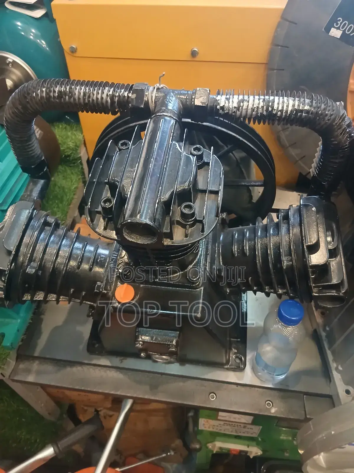 ,ይህ ባለ 3 ሲሊንደር 7.5 HP የካስት አይረን (Cast Iron) የአየር ኮምፕሬሰር ፓምፕ ሄድ