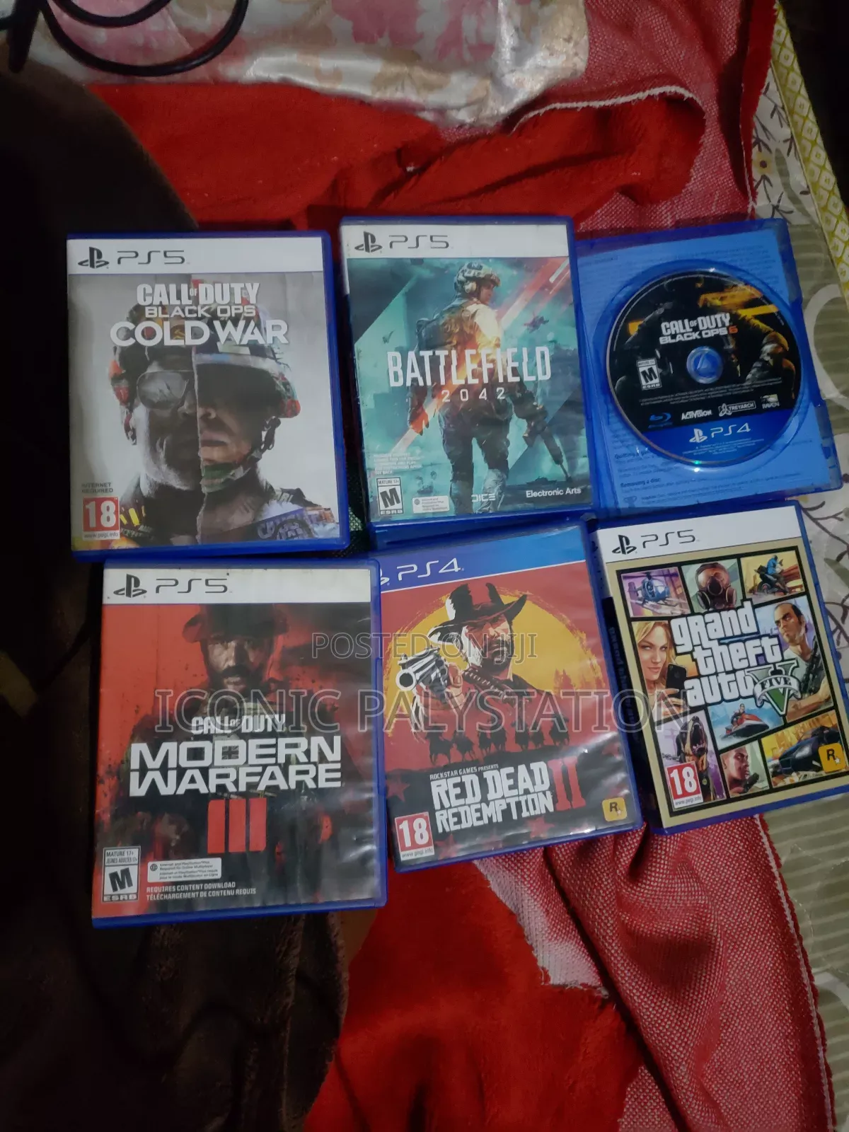 Iconic Palystation Ps5 Cd Games