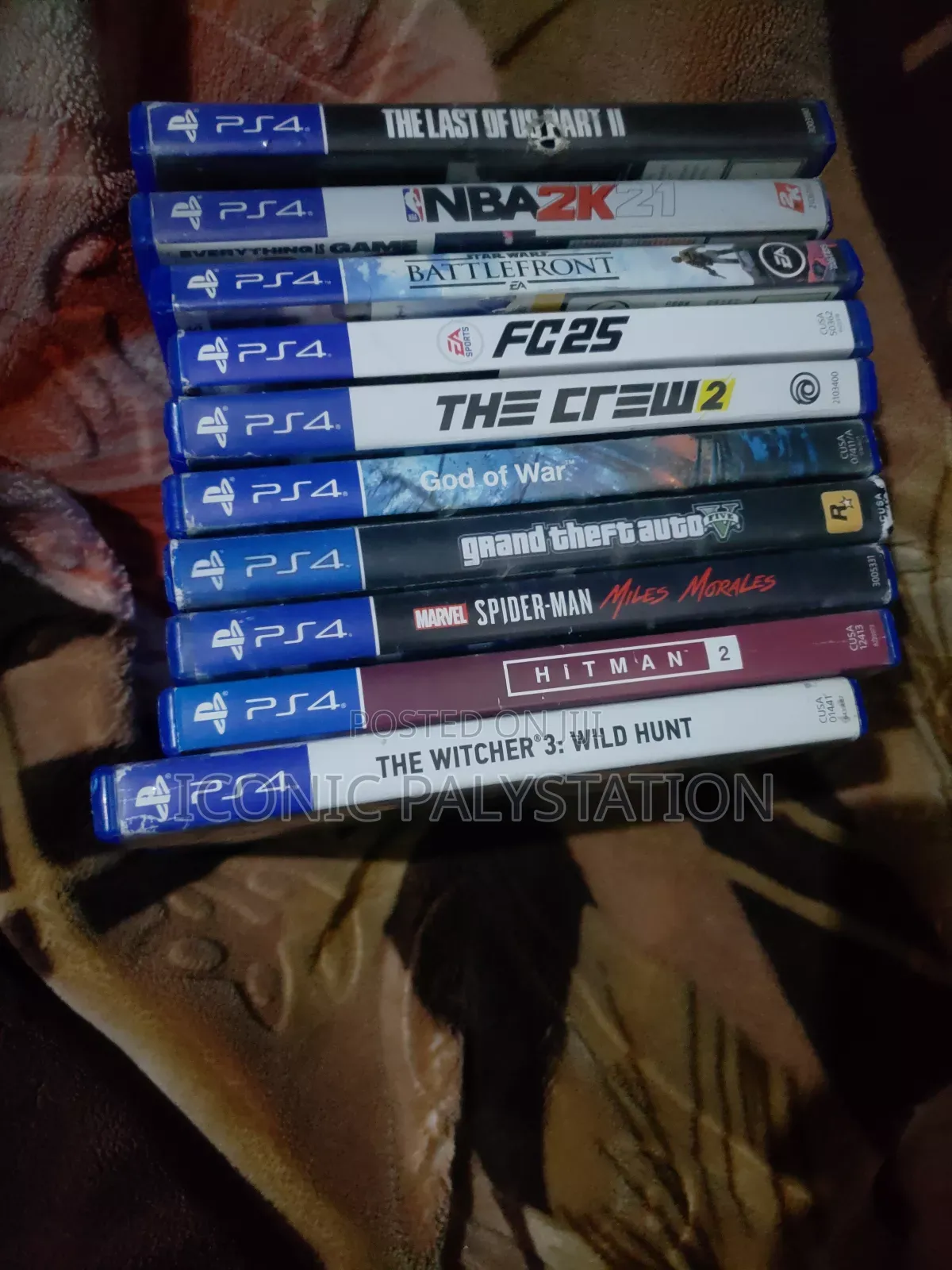 Iconic Palystation Ps4 Cd Games