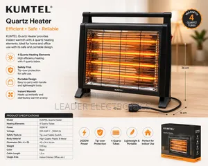 Kumtel Room Heater (የቤት ማሞቂያ) – Fast Heating Energy Efficient