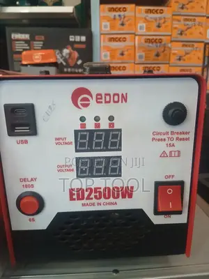 ,The Unit Has a Capacity of 2500W and Includes a Built-in 15A Circuit