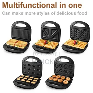5 in 1 Waffle(Sandwich) Multi-Snack Maker