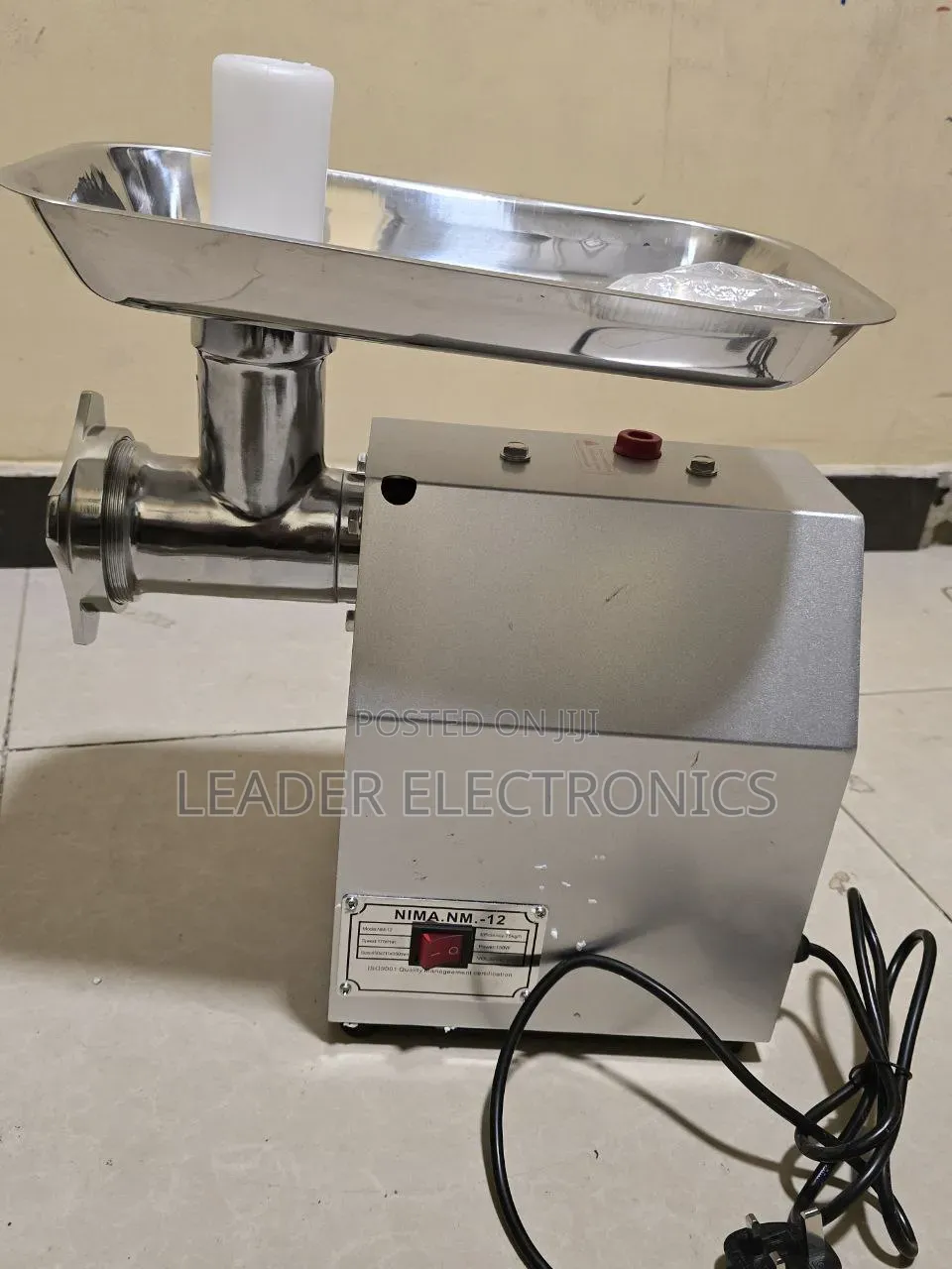 Stainless Steel Meat Grinder No. 12 – Heavy Duty Durable Performance