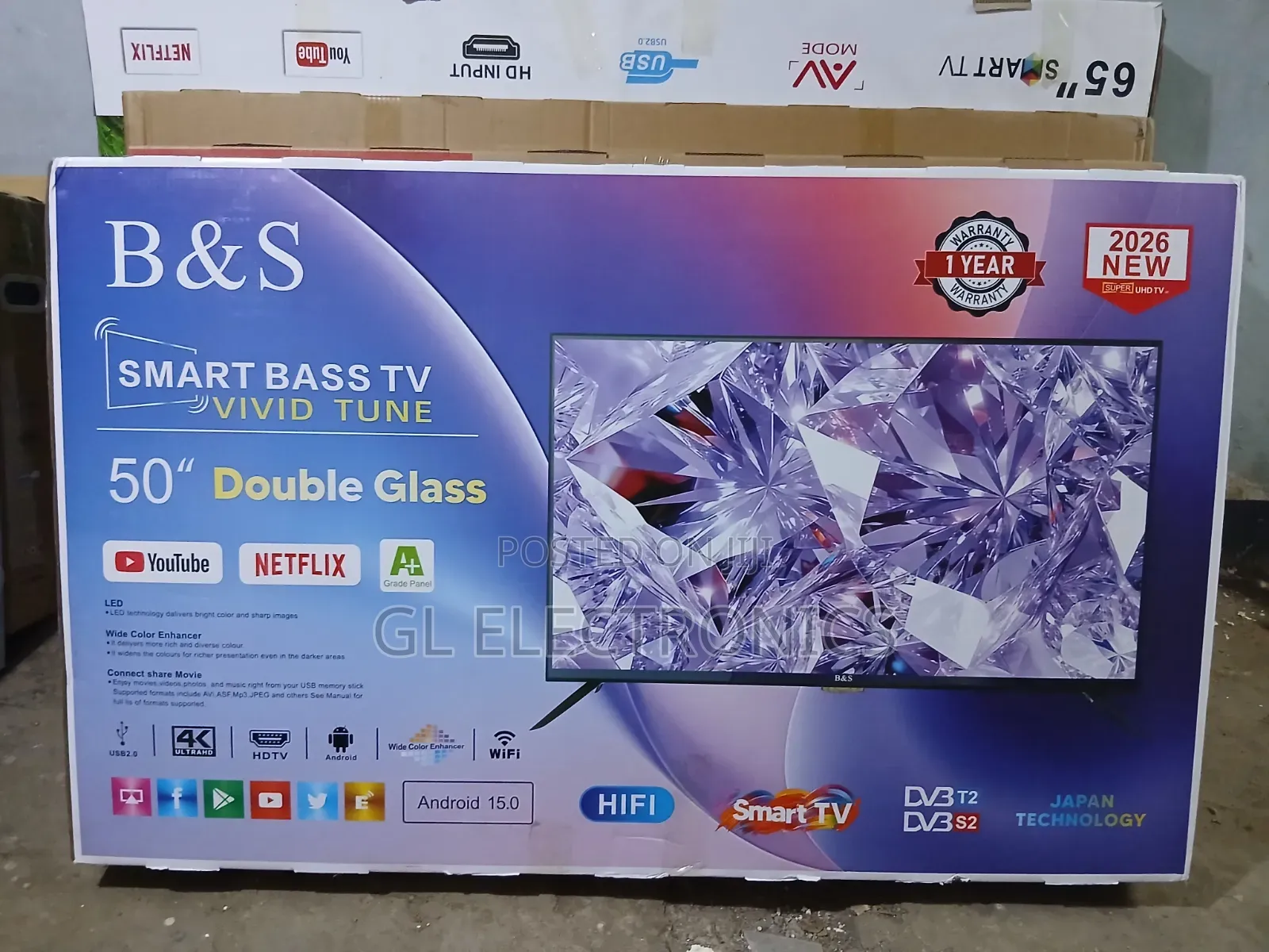 B S TV 2026 Double Glass
