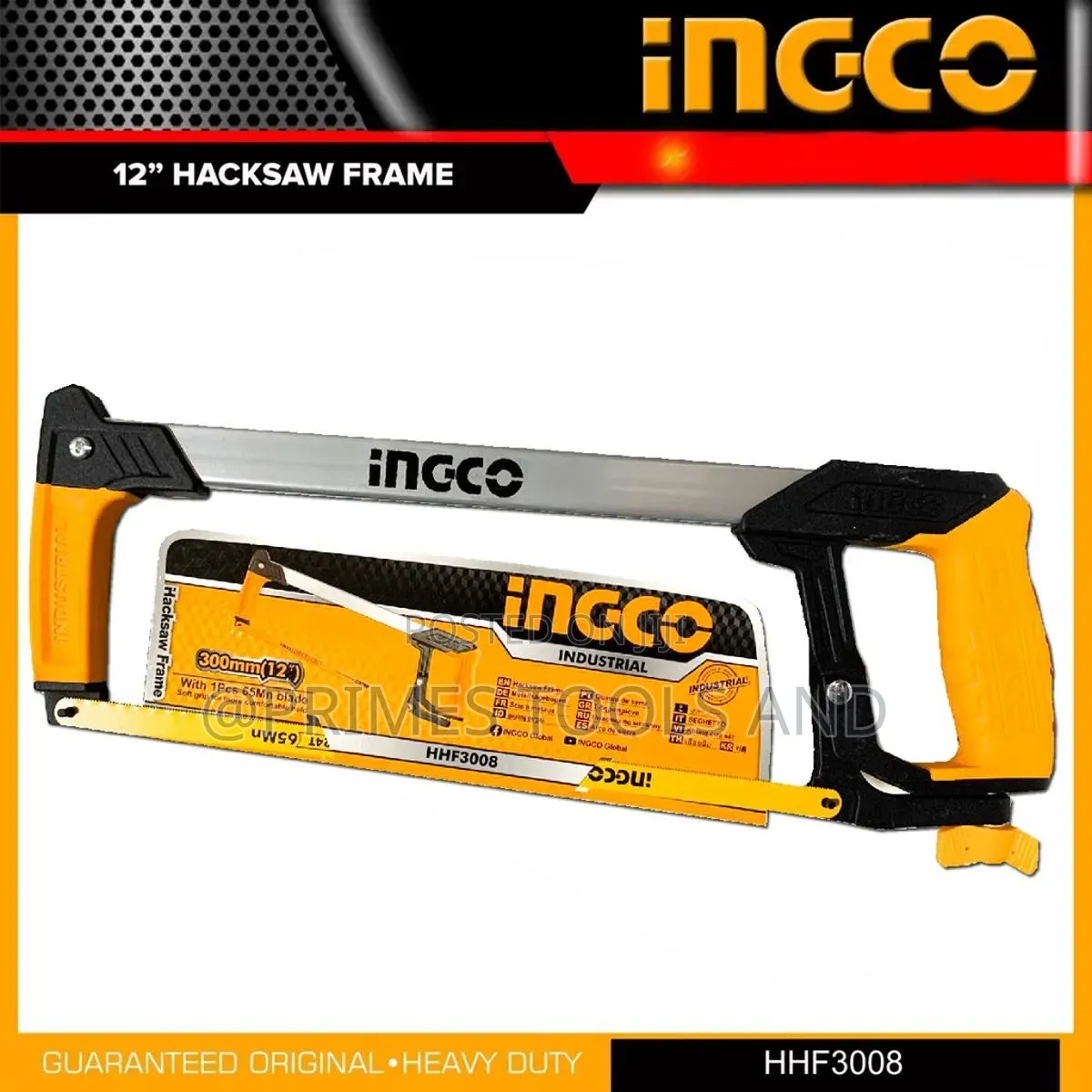 INGCO Hacksaw | Professional Metal Cutting Hand Saw