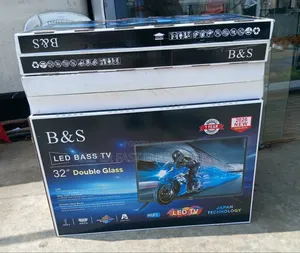 B S 32 Inch TV LED Bass TV With Double Glass