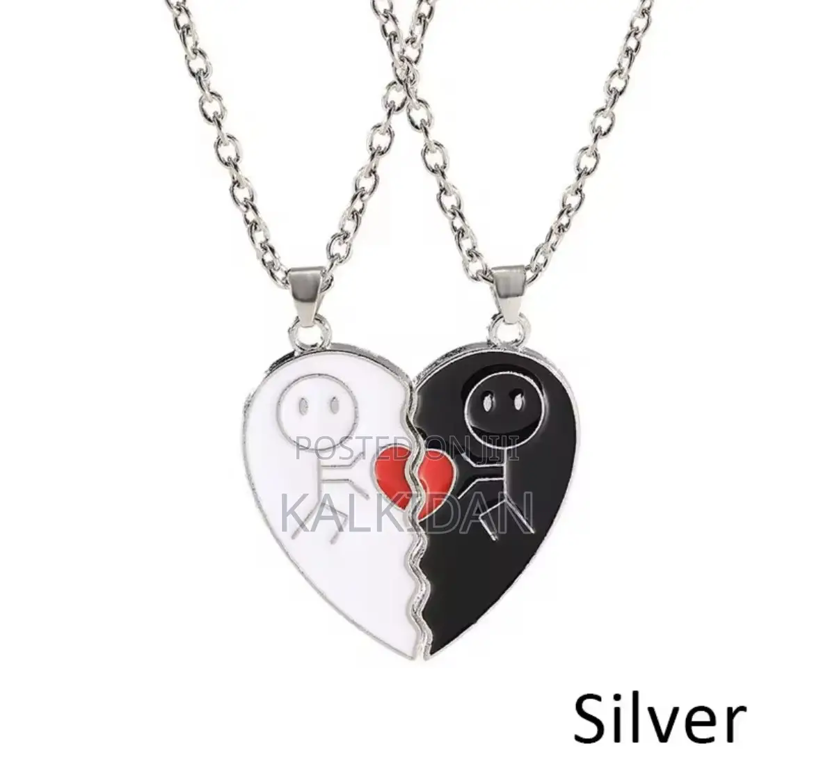 Heart Shaped Couple Necklace