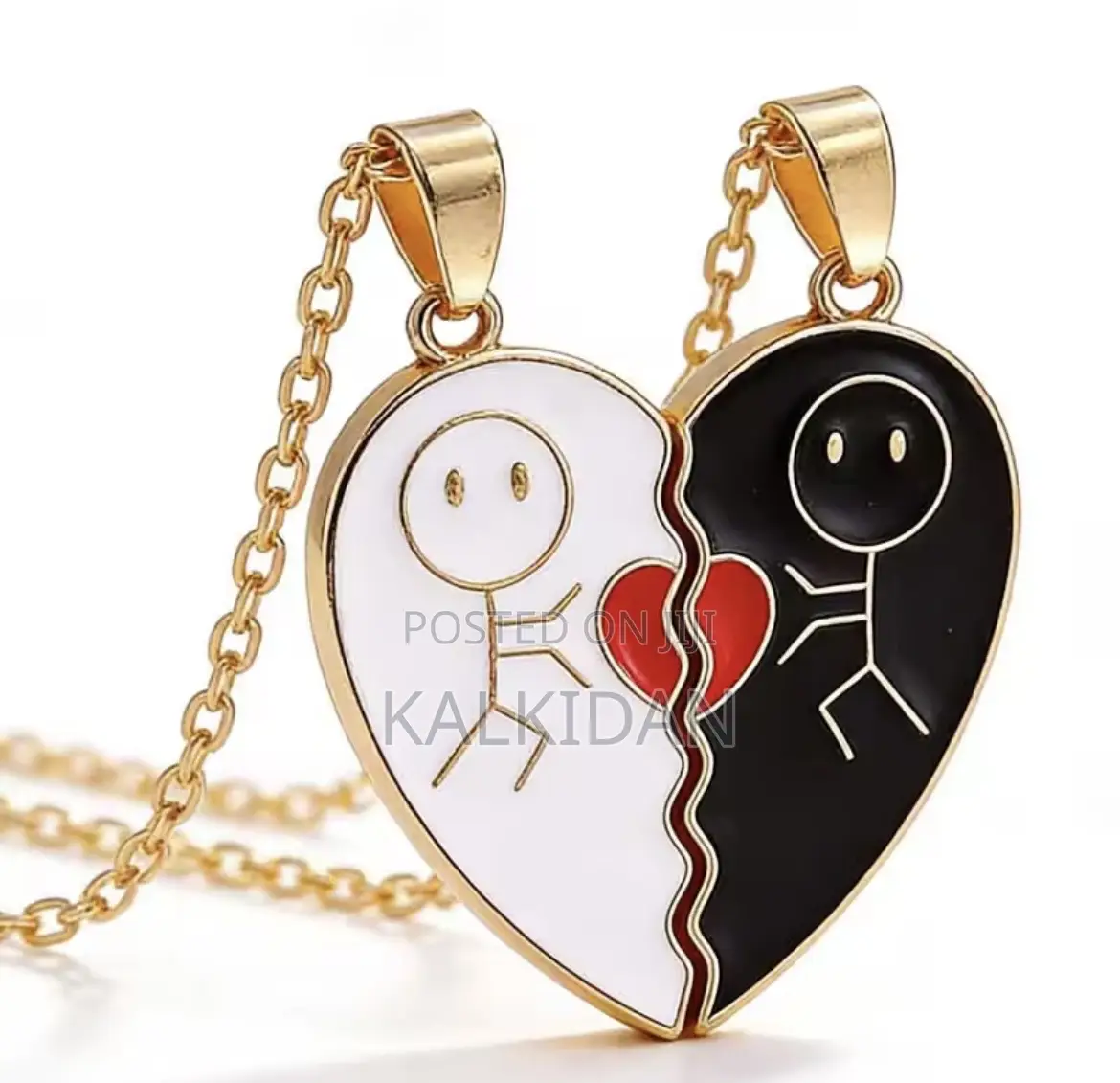 Heart Shaped Couple Necklace