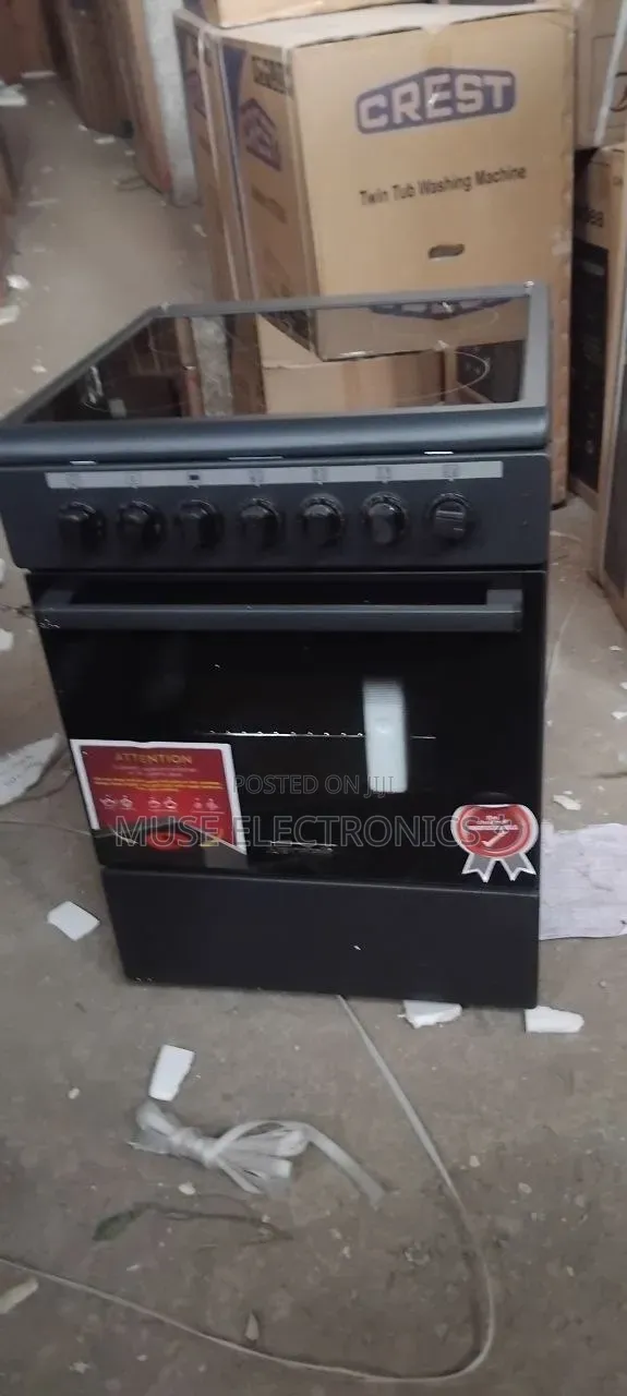 Deluxe 60/60 4electric Ceramic Standing Oven
