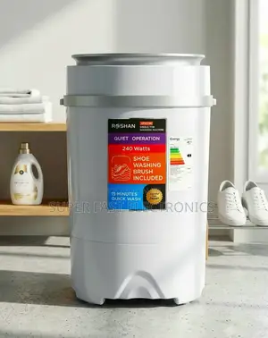 Roshan Mini Washing Machine – 4KG Tub Washer With Shoe Washing Brush
