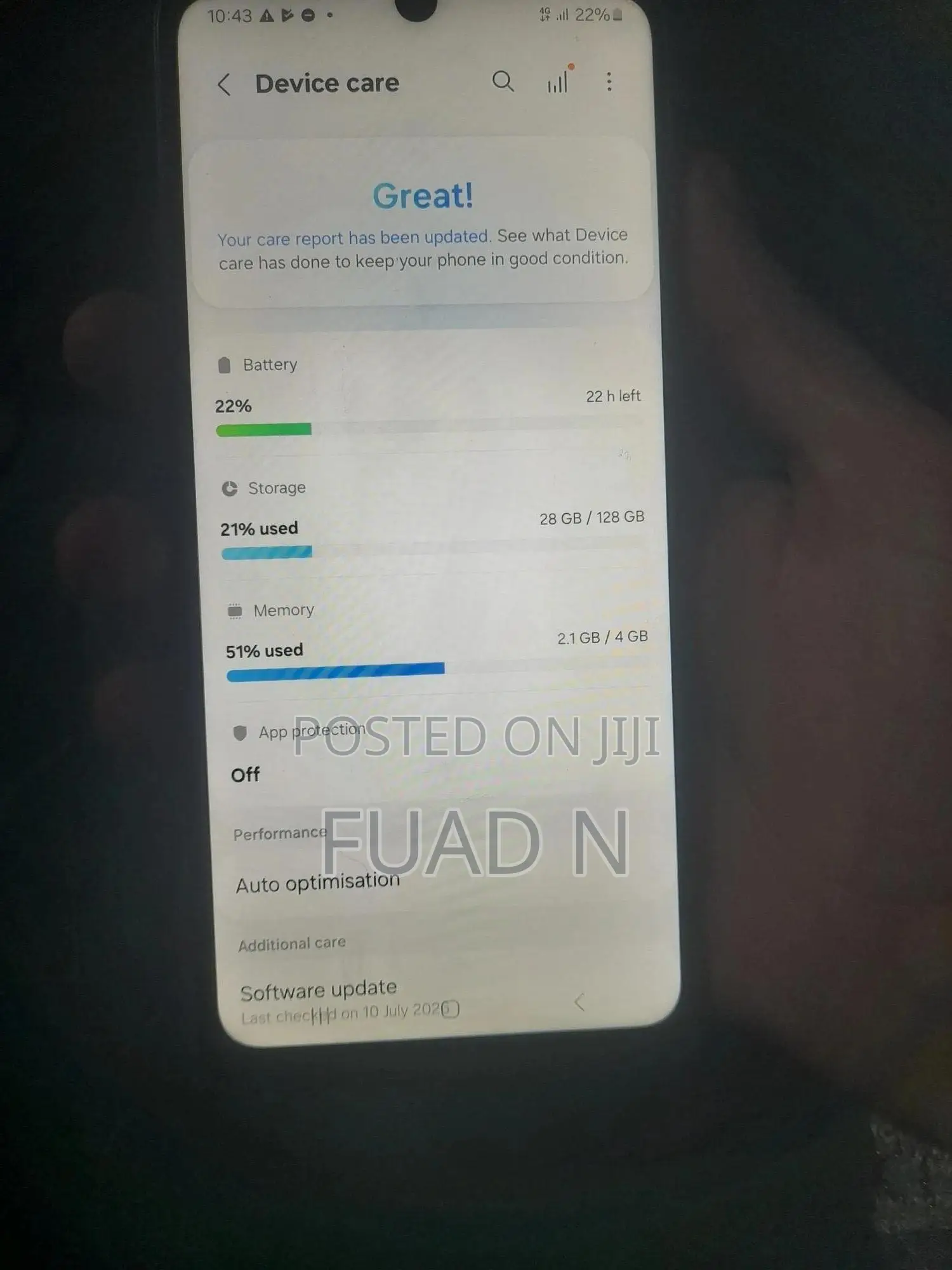 Samsung Galaxy A05 128 GB Blue