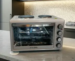 Delta 48Liter Mini Oven Grill Timer With 2 Hot Plates – 1600W