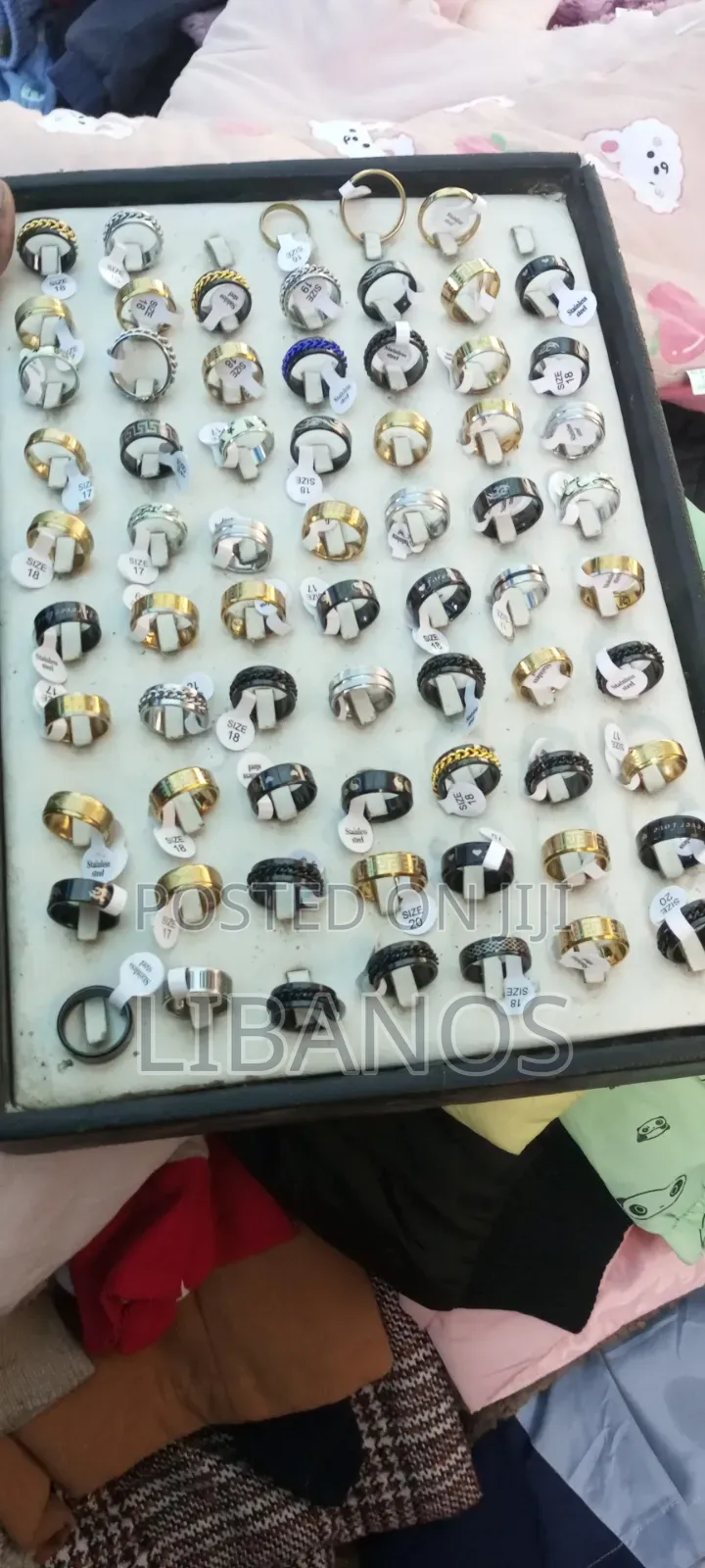Male Rings in Different Size and Color