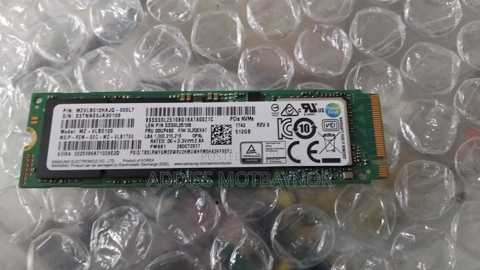 Samsung SSD for Laptops