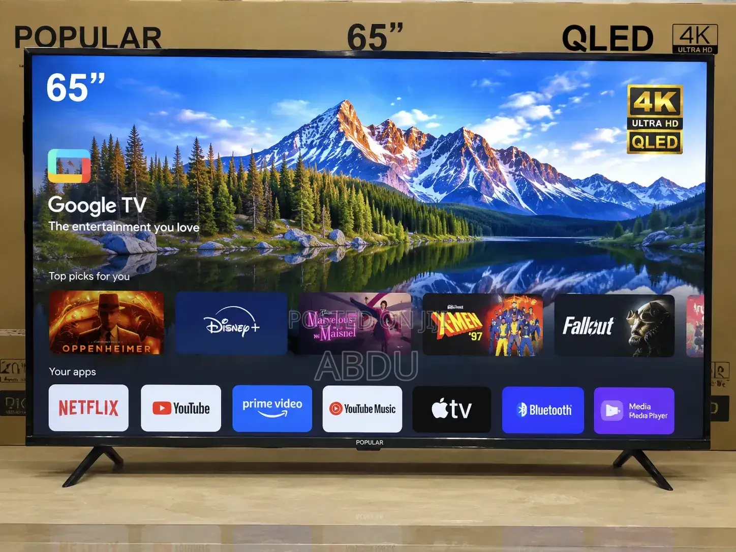 Popular 65" Qled Google TV