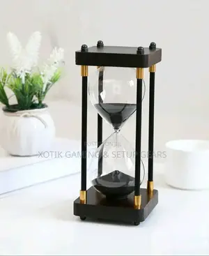 30-Minute Classic Wooden Timer - Vintage Square Sand Timer Hourglass