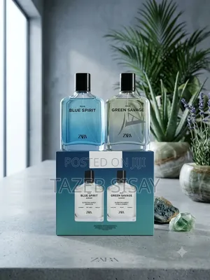 Zara Man Blue Spirit Green Savage