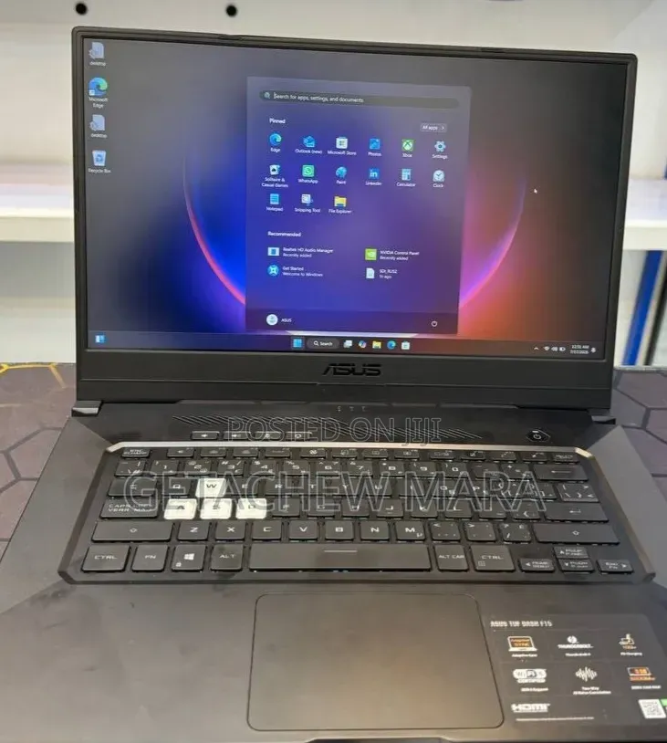 New Laptop Asus TUF Gaming A15 16GB Intel Core i7 SSD 512GB
