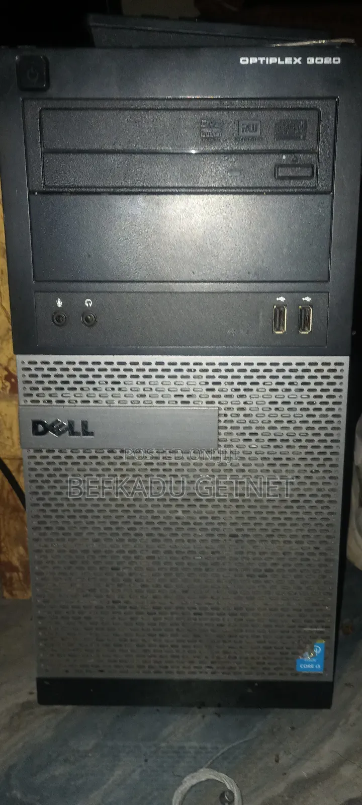 Desktop Computer Dell OptiPlex 3020 4GB Intel Core 3 HDD+SSD 500GB