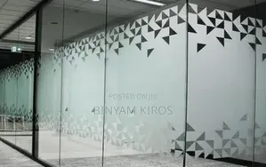 Frosted Sticker for Offices, Cafeteria,
