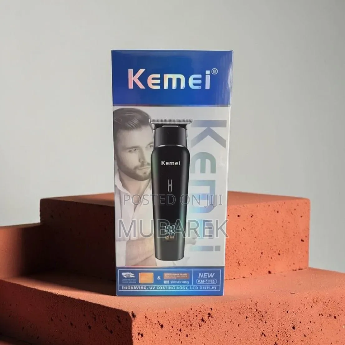 Kemei KM-1113 T-Blade Trimmer for Men's Hair Beard