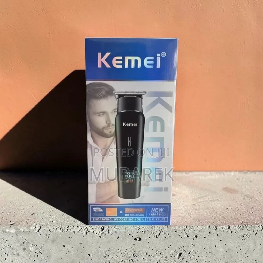 Kemei KM-1113 Rechargeable Detail Clipper With LCD