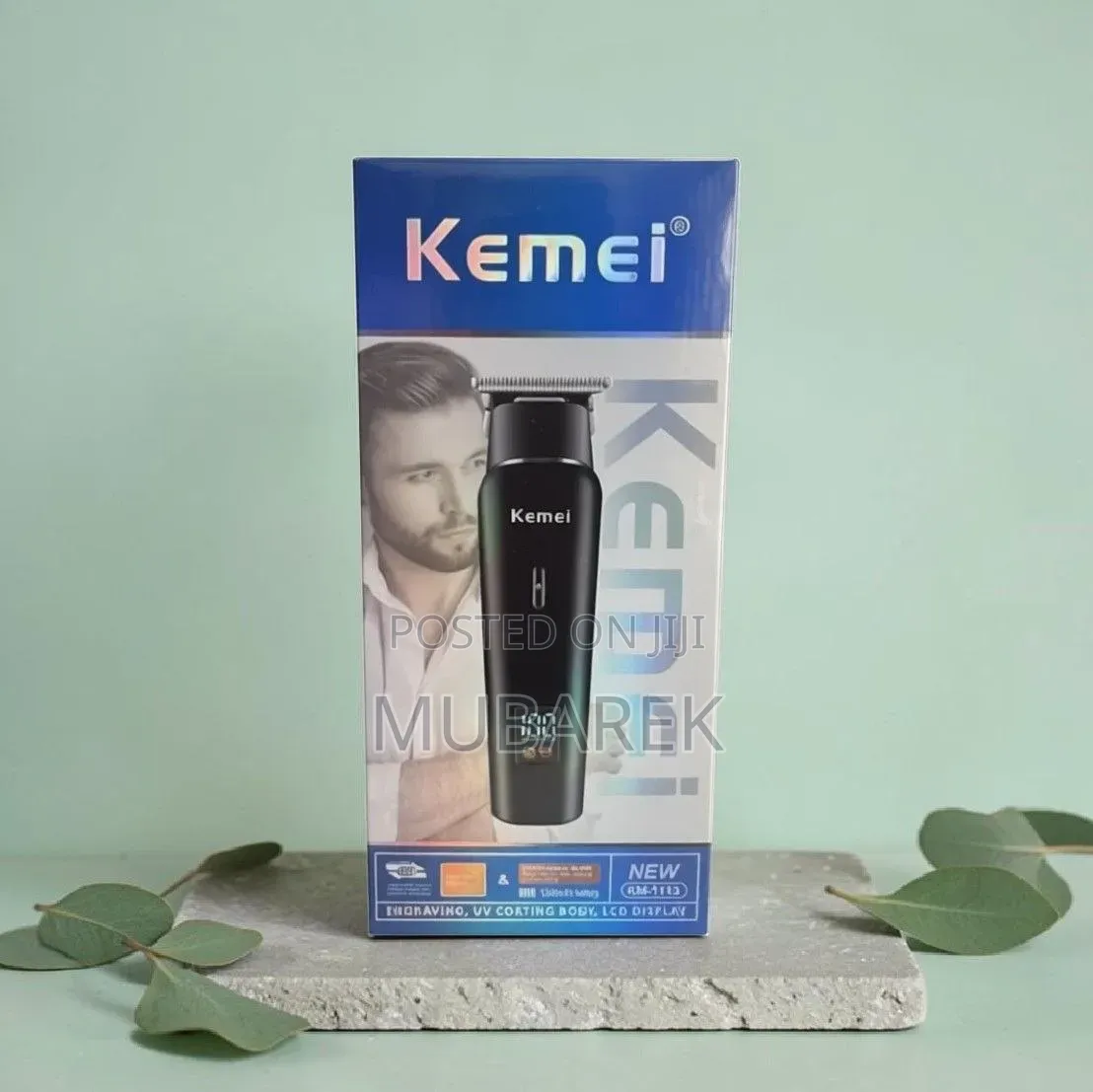 Kemei KM-1113 Precision T-Blade Barber Trimmer