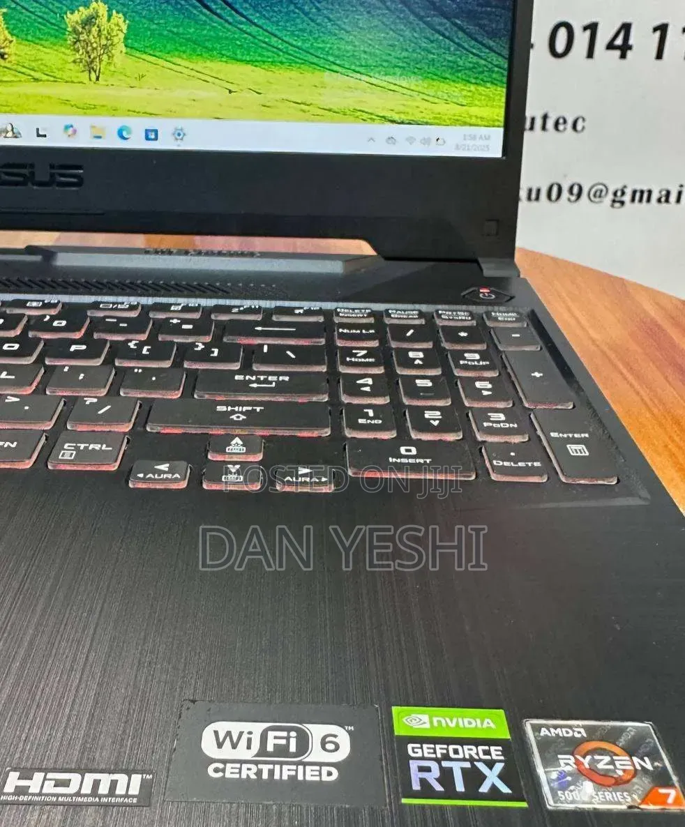 New Laptop Asus TUF Gaming A15 16GB AMD Ryzen 7 SSD 512GB