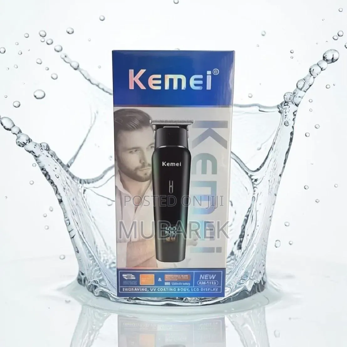Kemei KM-1113 Rechargeable Barber Hair Clipper
