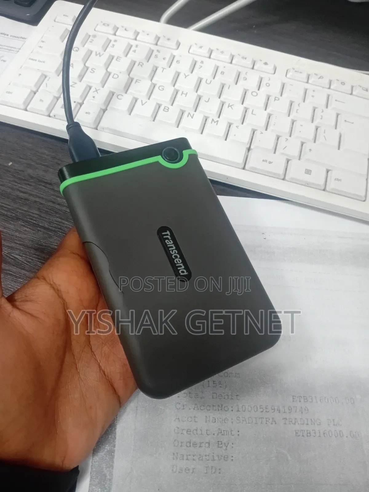 2Tb Transcend External Harddisk